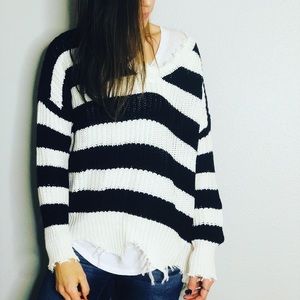 Keystone Wide Stripe Sweater